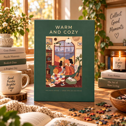 Warm and Cozy 500 Piece Jigsaw Puzzle Hobbry