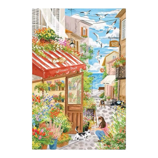 Seaside Flower Shop 1000 Piece Jigsaw Puzzle