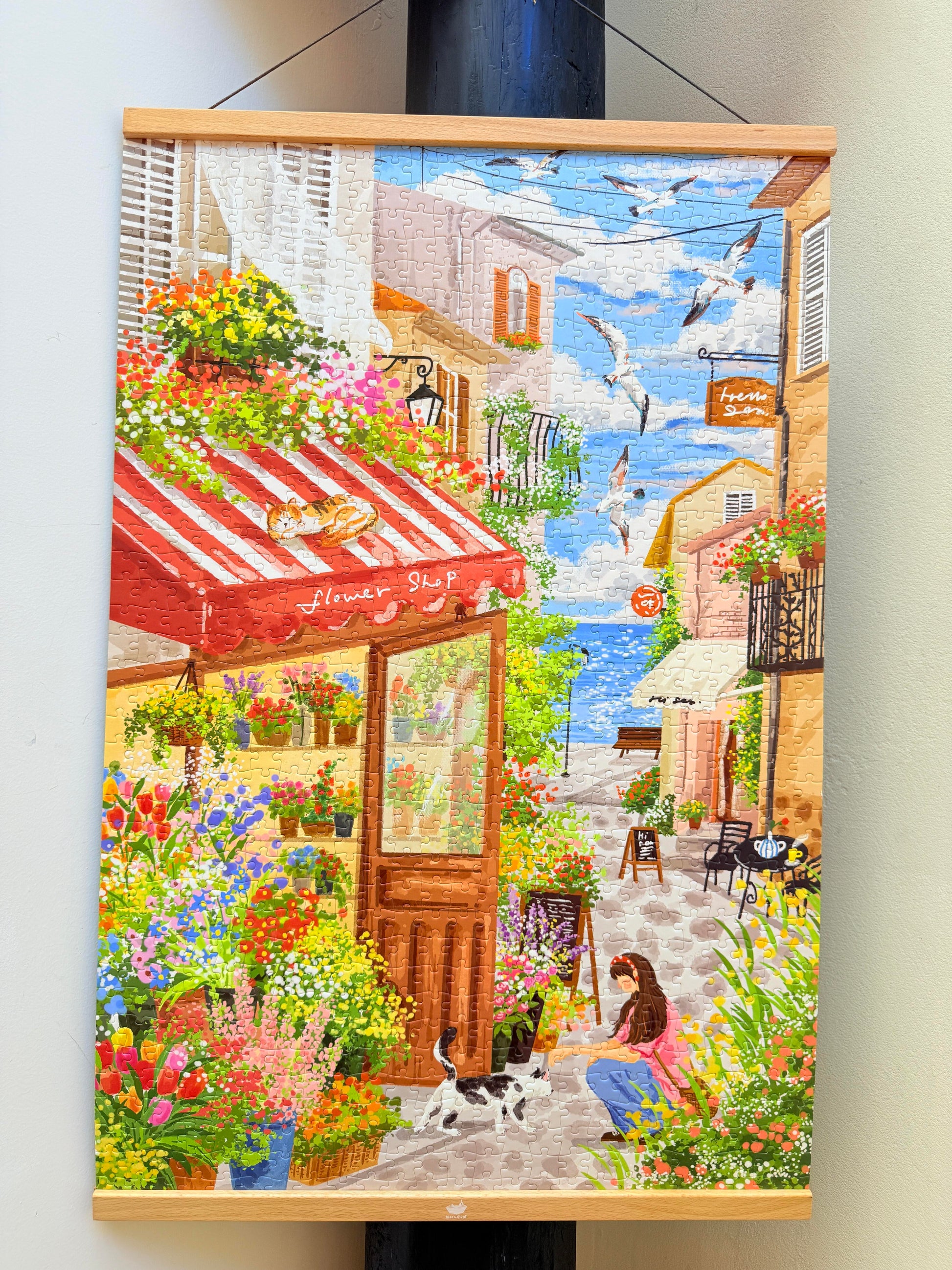 Seaside Flower Shop 1000 Piece Jigsaw Puzzle Momibook