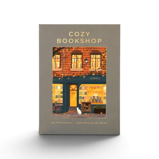 Hobbry Cozy Bookstore 500 Piece Jigsaw Puzzle Hobbry