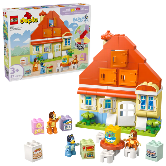 LEGO Bluey's Family House with Memory Game 10459