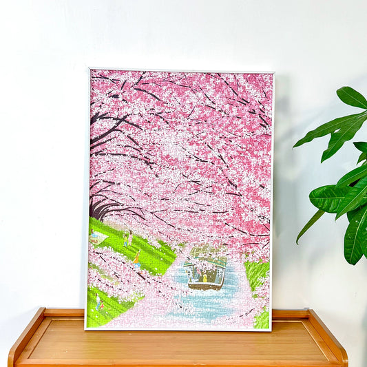 BOFF Spring Cherry Blossom Boat Ride 1000 Piece Jigsaw Puzzle BOFF