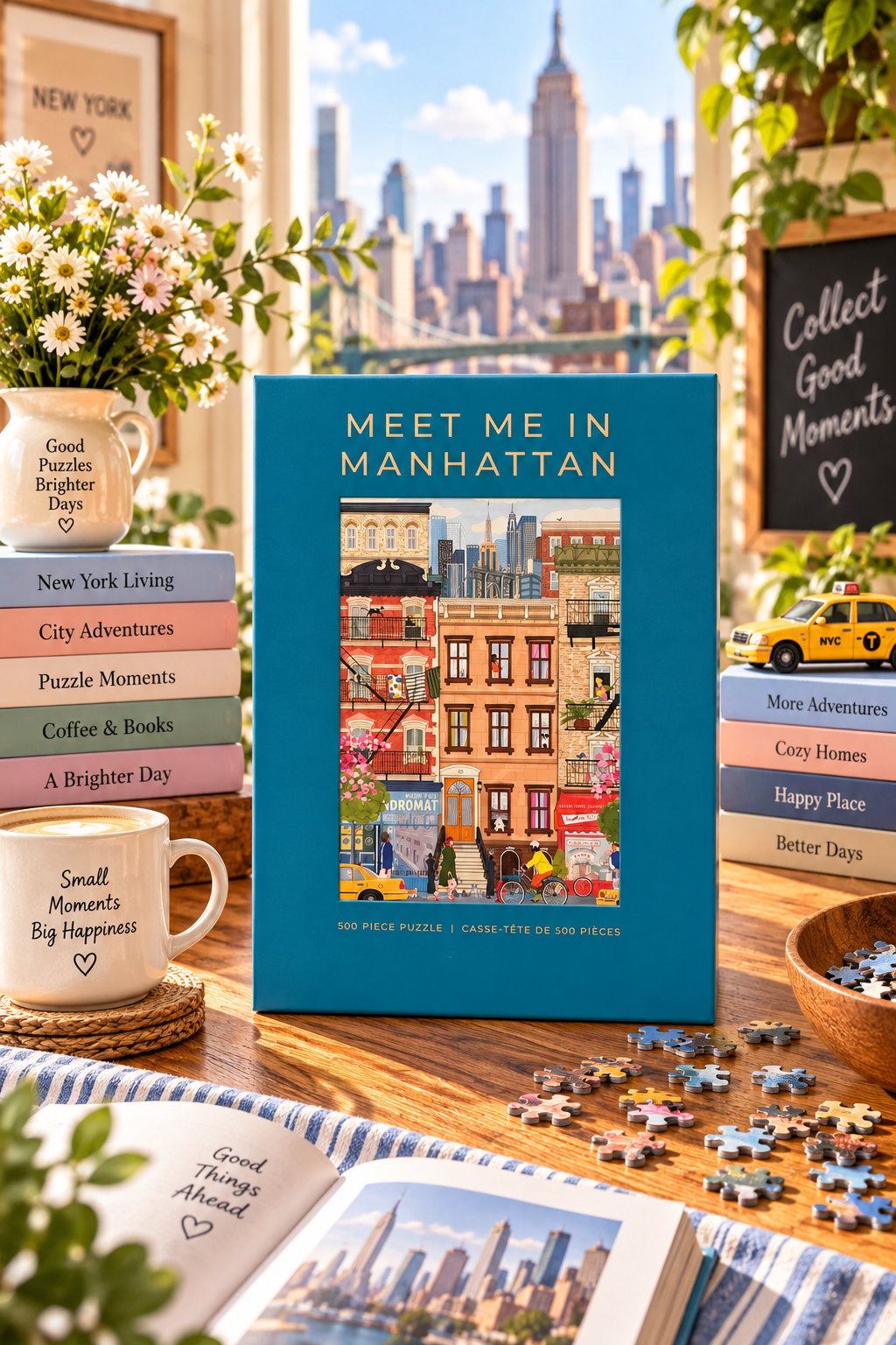 Hobbry Meet Me in Manhattan 500 Piece Puzzle Hobbry