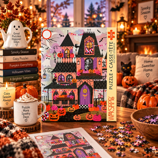 WerkShoppe Bohemian Mansion 1000 Piece Jigsaw Puzzle WerkShoppe