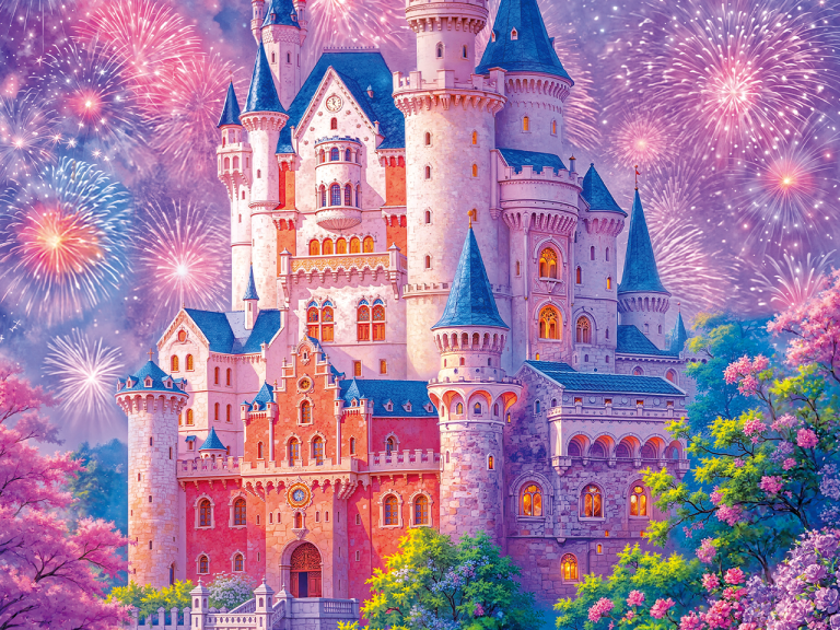 Castle Carnival 1000 Piece Puzzle VINLAA