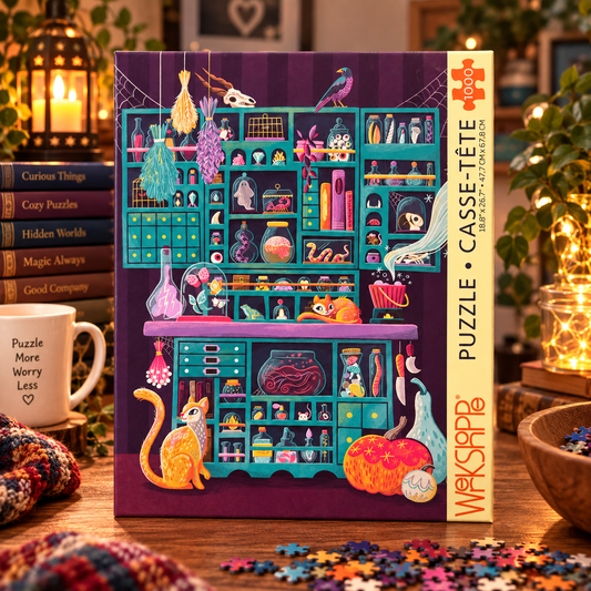 WerkShoppe Witches Workshop 1000-Piece Jigsaw Puzzle WerkShoppe