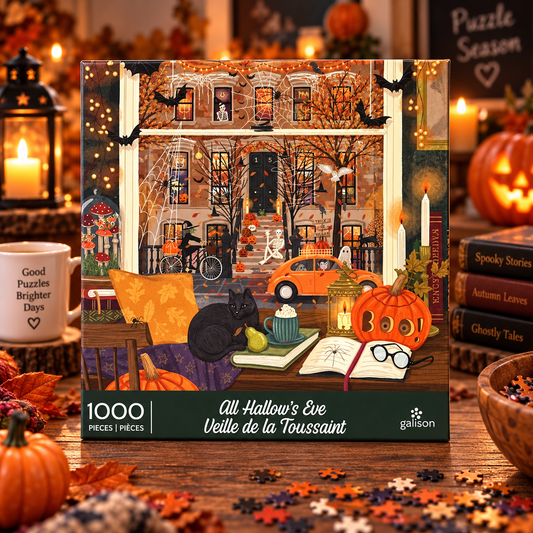 Galison All Hallow’s Eve 1000 Piece Jigsaw Puzzle Galison
