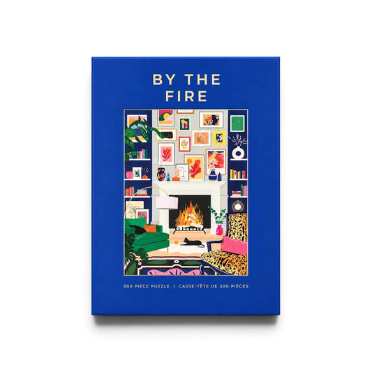 By the Fire 500 Piece Jigsaw Puzzle Hobbry