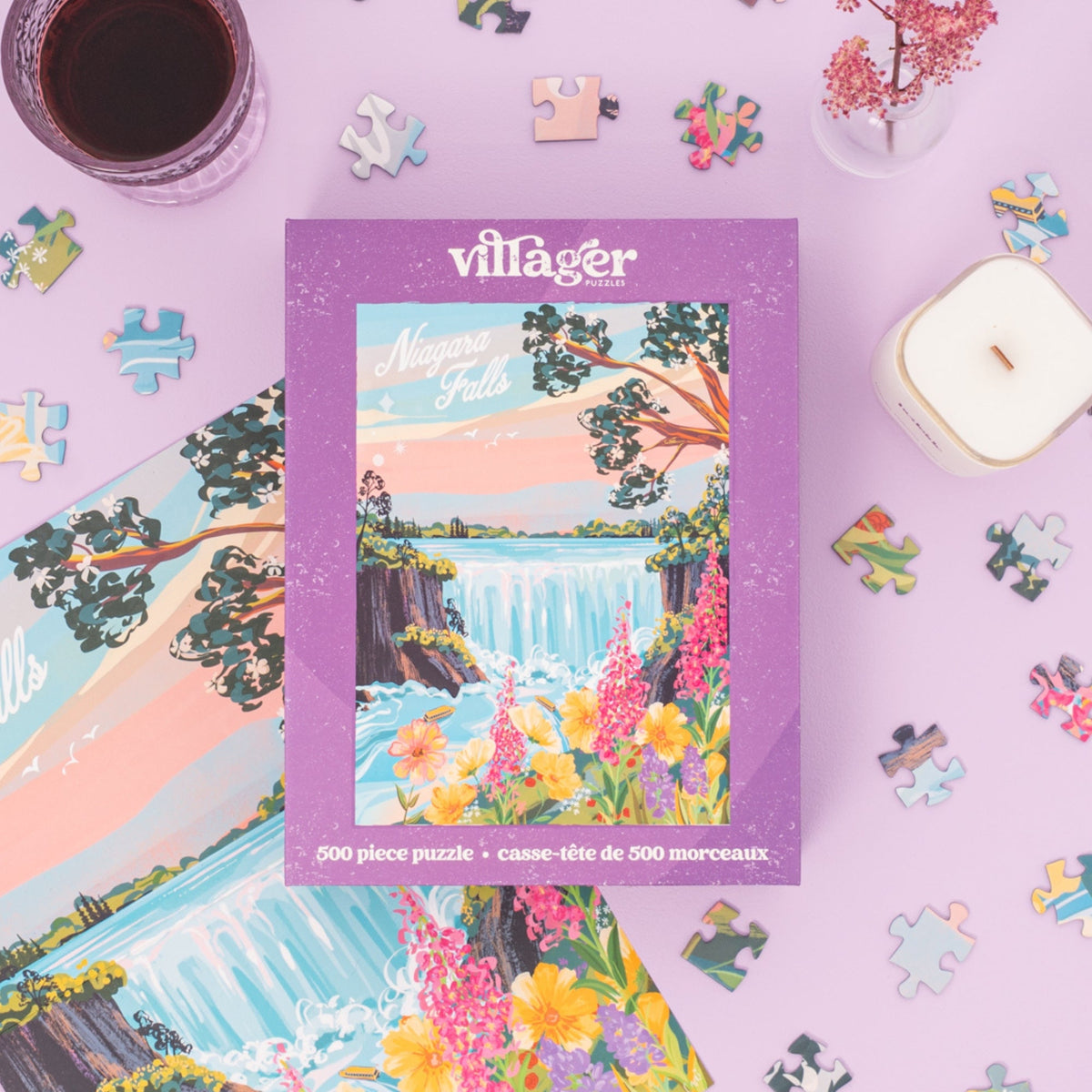 Niagara Falls 500 Piece Puzzle Villager Puzzles