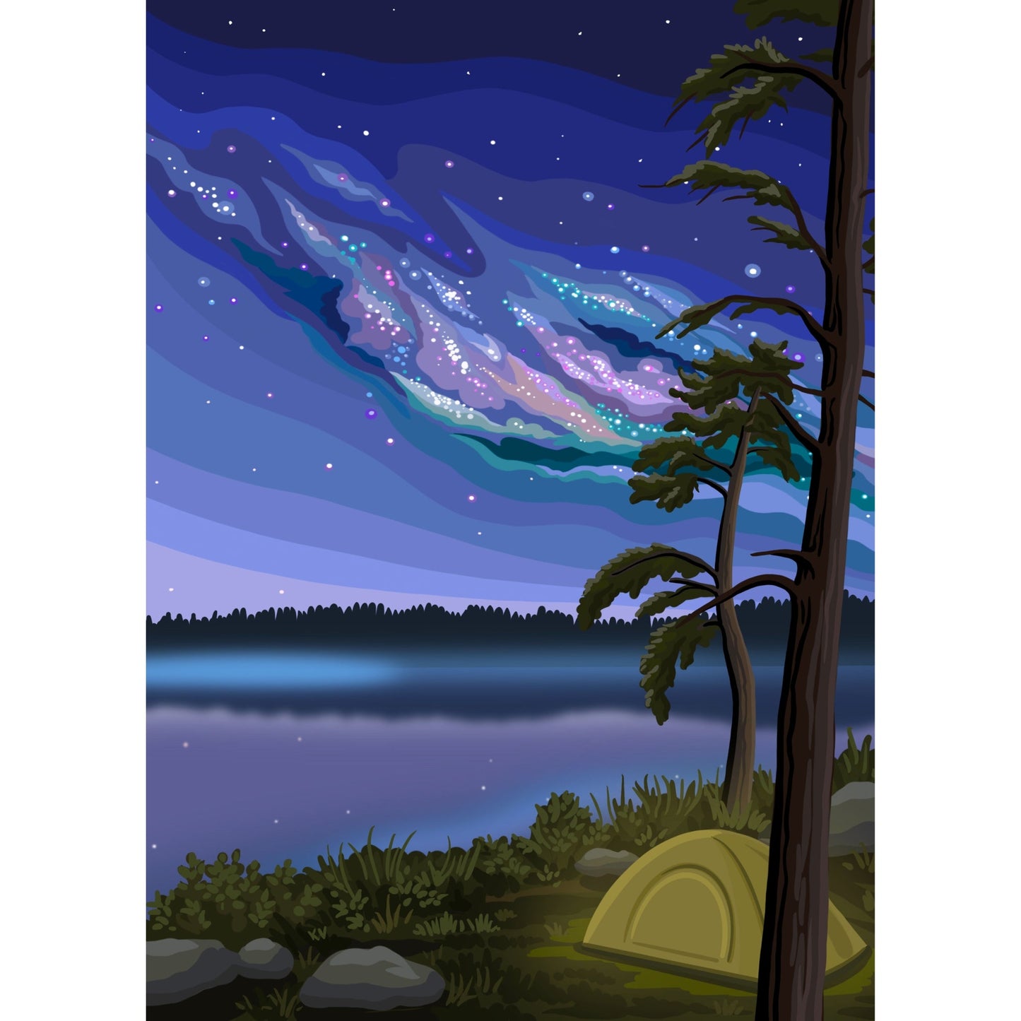 Northern Camping 1000 Piece Puzzle