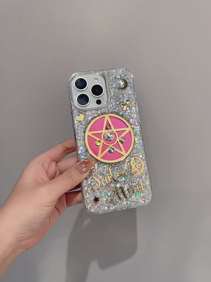 Handmade Glitter Sailor Moon Sparkle Phone Case